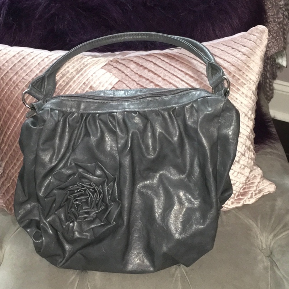 Grey purse